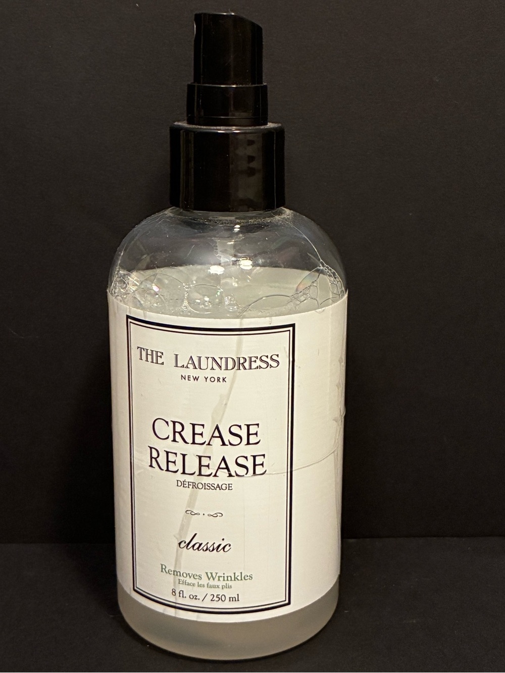 The Laundress New York Crease Release Classic Removes Wrinkles 8oz Full Size NEW